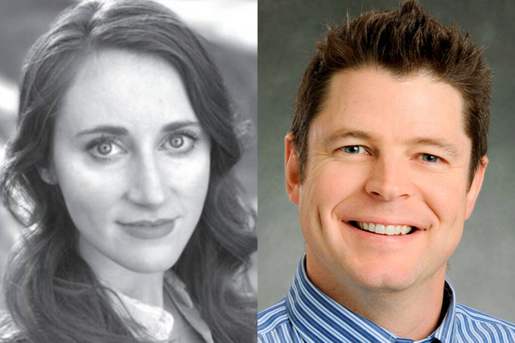 Joscelyn Jones, left, and Kevin Hanford
