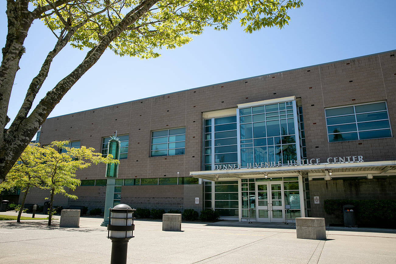 The Denney Juvenile Justice Center is pictured Thursday, July 21, 2022, in Everett, Washington. (Ryan Berry / The Herald)
