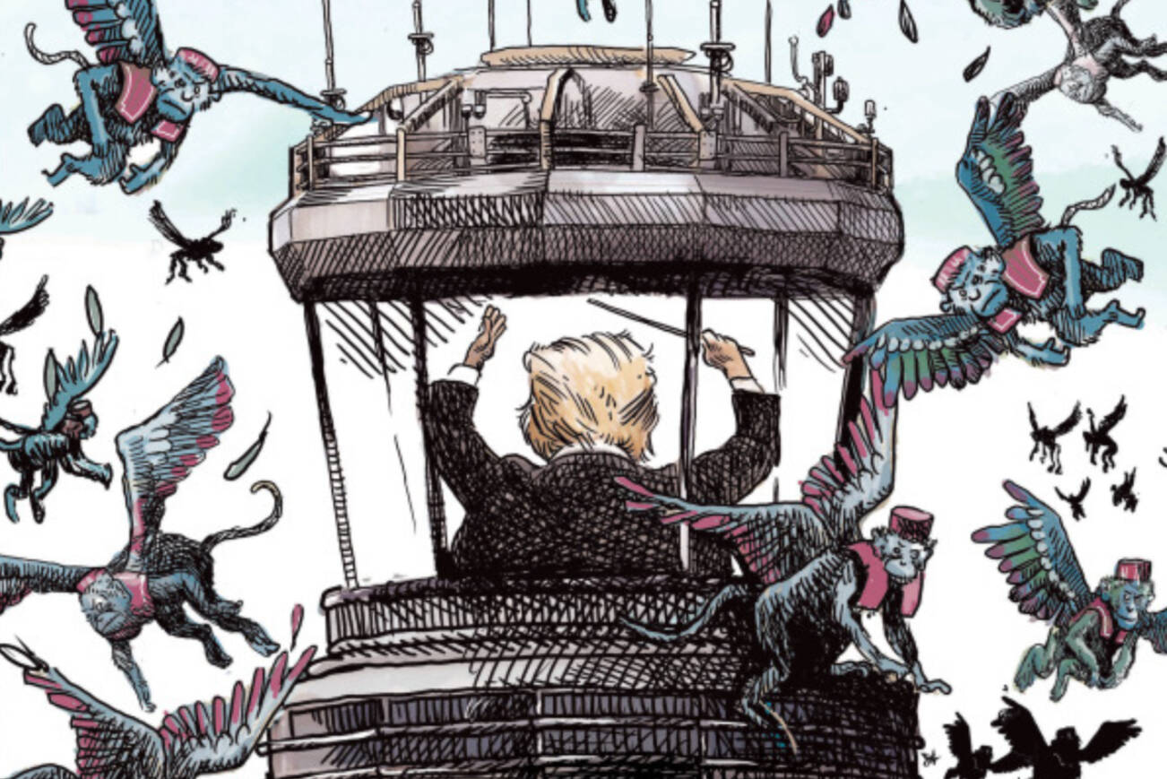 THis is an editorial cartoon by Michael de Adder . Michael de Adder was born in Moncton, New Brunswick. He studied art at Mount Allison University where he received a Bachelor of Fine Arts in drawing and painting. He began his career working for The Coast, a Halifax-based alternative weekly, drawing a popular comic strip called Walterworld which lampooned the then-current mayor of Halifax, Walter Fitzgerald. This led to freelance jobs at The Chronicle-Herald and The Hill Times in Ottawa, Ontario.

 

After freelancing for a few years, de Adder landed his first full time cartooning job at the Halifax Daily News. After the Daily News folded in 2008, he became the full-time freelance cartoonist at New Brunswick Publishing. He was let go for political views expressed through his work including a cartoon depicting U.S. President Donald Trump’s border policies. He now freelances for the Halifax Chronicle Herald, the Toronto Star, Ottawa Hill Times and Counterpoint in the USA. He has over a million readers per day and is considered the most read cartoonist in Canada.

 

Michael de Adder has won numerous awards for his work, including seven Atlantic Journalism Awards plus a Gold Innovation Award for news animation in 2008. He won the Association of Editorial Cartoonists' 2002 Golden Spike Award for best editorial cartoon spiked by an editor and the Association of Canadian Cartoonists 2014 Townsend Award. The National Cartoonists Society for the Reuben Award has shortlisted him in the Editorial Cartooning category. He is a past president of the Association of Canadian Editorial Cartoonists and spent 10 years on the board of the Cartoonists Rights Network.