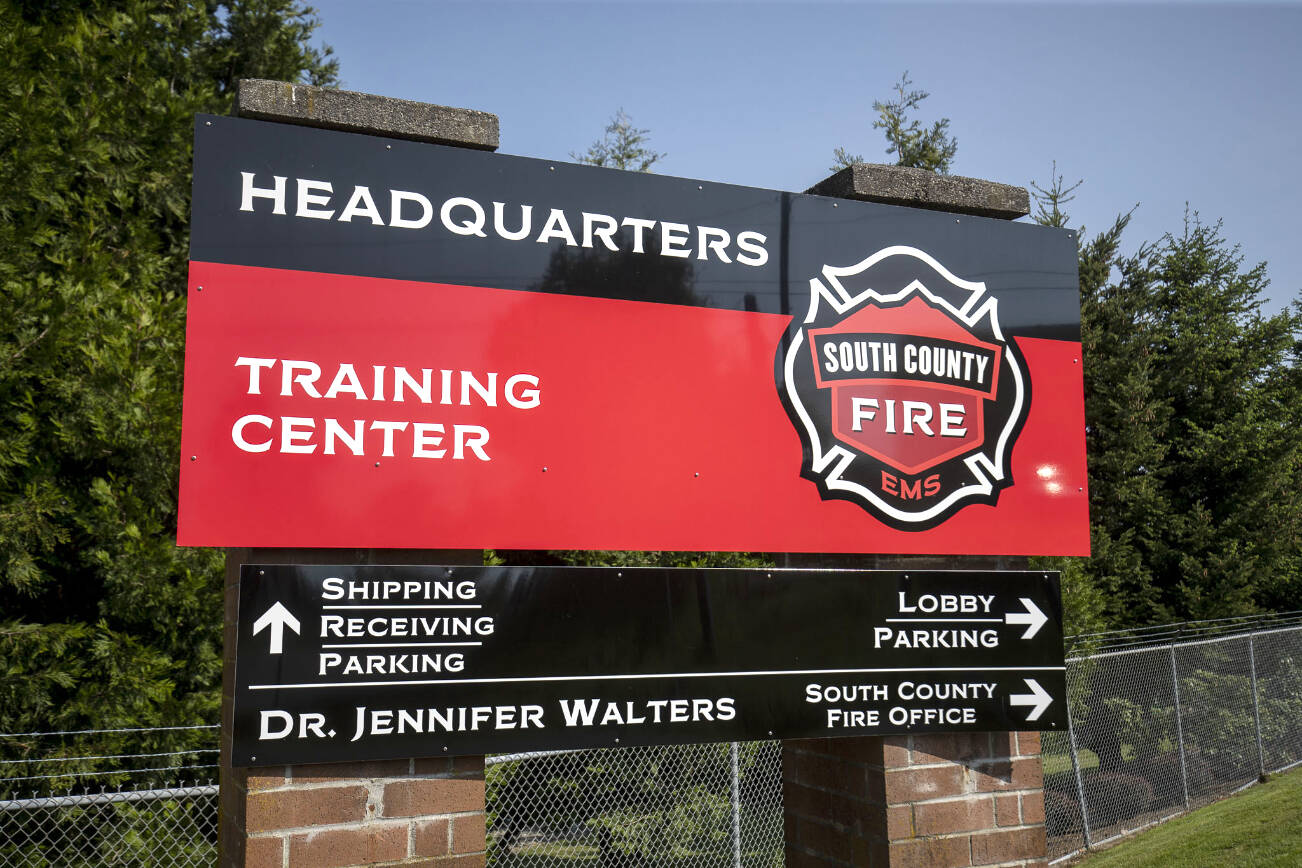 South County Fire headquarters in Everett, Washington on Thursday, May 18, 2023. (Annie Barker / The Herald)