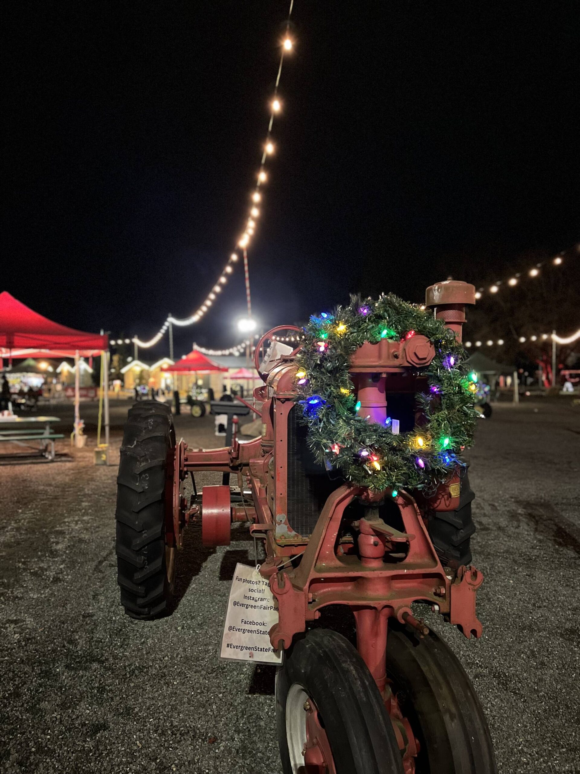 Decorations from the Evergreen State Fair Park holiday event in 2024. (Provided photo)