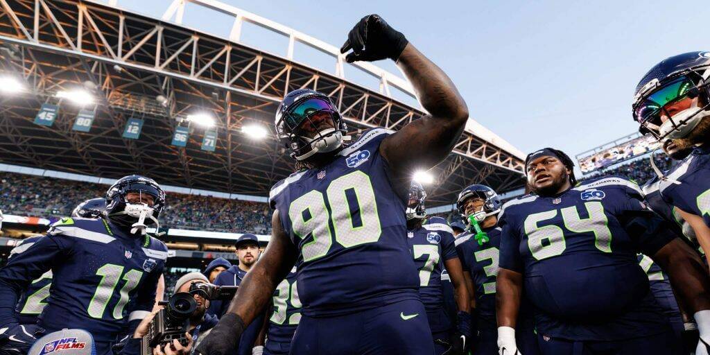 Seahawks defensive tackle Jarran Reed is the last link to Seattles Legion of Boom defense. (Getty Images / The Athletic)