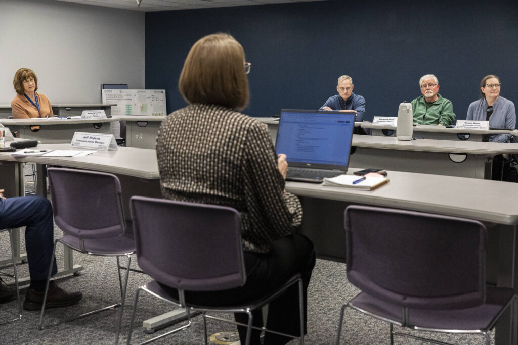 The Snohomish County Board of Health meets on Tuesday, Feb. 10, 2026 in Everett, Washington. (Olivia Vanni / The Herald)
