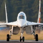 The Historic Flight Foundation's new MiG-29 performs a runway test on Jan. 22, 2011.(Chris Raezer)