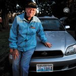 Walter Bailey was still wearing his Pearl Harbor Survivor cap, and still proud to be driving a car in 2013, when this photo was taken. The 96-year-old survivor passed away May 27. (Dan Bates / The Herald)