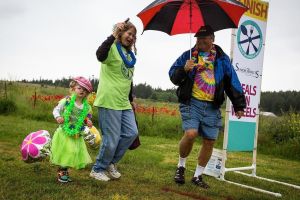 Walking for Meals on Wheels on Whidbey Island