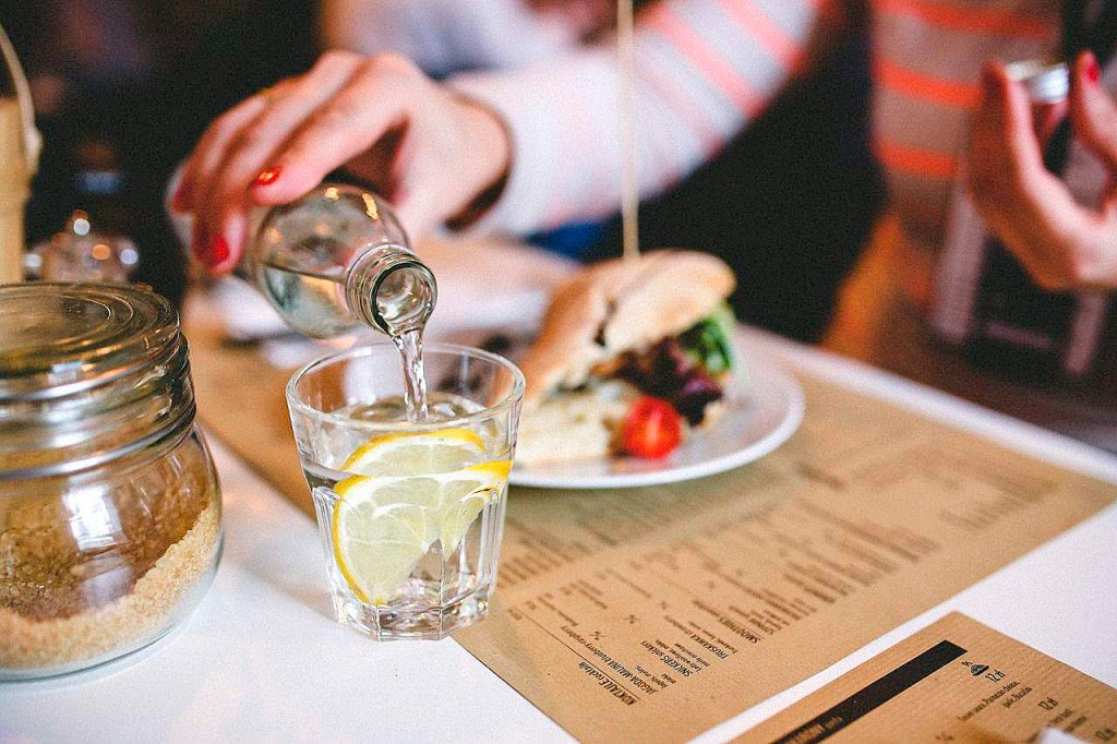 Pixabay                                Drinking lots of water, and limiting how much alcohol you drink, will help you keep your weight under control while you travel.