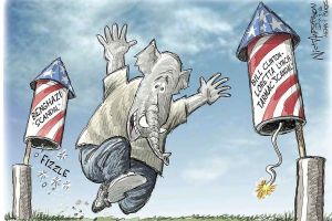 Editorial cartoons for Wednesday, July 6