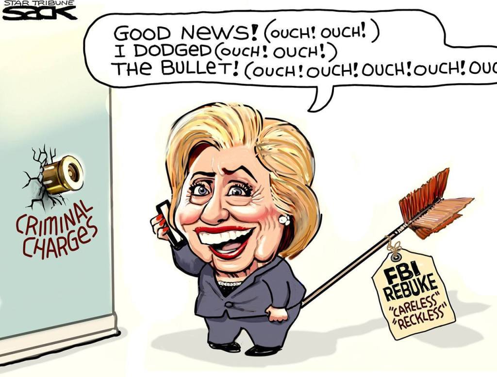 Editorial cartoons for Thursday, July 7