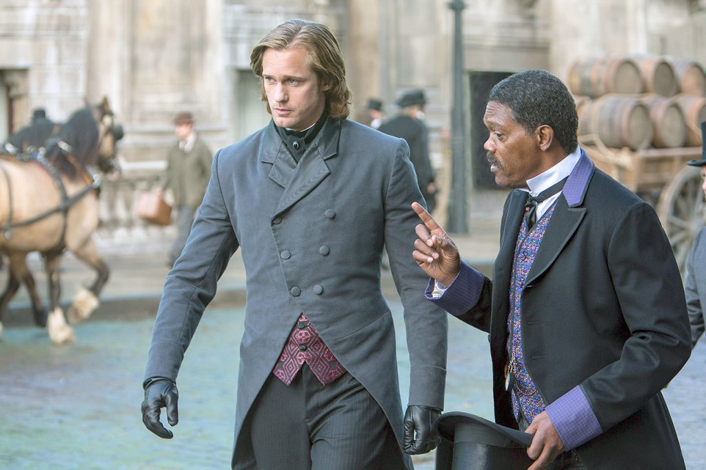 Alexander Skarsgard and Samuel L. Jackson star in &ldquo;The Legend of Tarzan.&rdquo; (Jonathan Olley/Warner Bros. Entertainment)