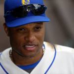 The Mariners&rsquo; Robinson Cano takes part in a television interview after a game against the Orioles this past Sunday in Seattle. (AP Photo/Ted S. Warren)