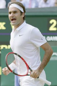 Federer rallies from 2 sets down to reach Wimbledon semis