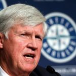 John Stanton, who will become the the Mariners&rsquo; chairman and chief executive officer later this season, speaks during a news conference on April 27 in Seattle. (AP Photo/Elaine Thompson)