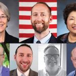 Top row, L-R: Ruth Kagi, Wes Irwin, Cindy Ryu. Bottom row, L-R: Alex Hart, Keith Smith, Alvin Rutledge, David Schirle.