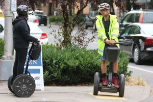 Take a ride on the Segway side