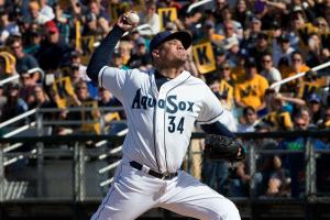 Felix rusty but happy to be back on mound — in Everett