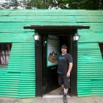 Mark Klein stands in a quonset-style hut at the Espresso Chalet on U.S. 2. (Andy Bronson / The Herald)