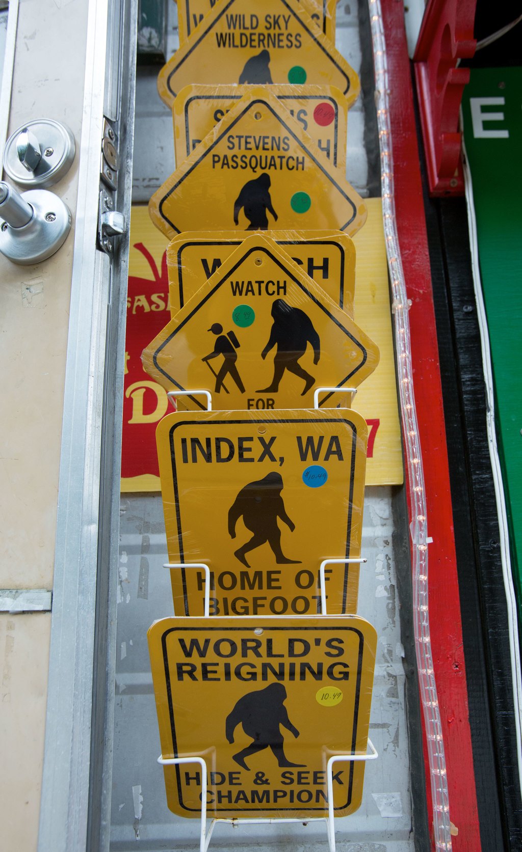 Espresso Chalet sports a Bigfoot theme. A scene from &ldquo;Harry and the Hendersons,&rdquo; a 1987 comedy about a Bigfoot, was filmed there. (Andy Bronson / The Herald)