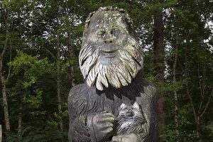 Coffee is a Bigfoot hairy deal at this roadside Index stand