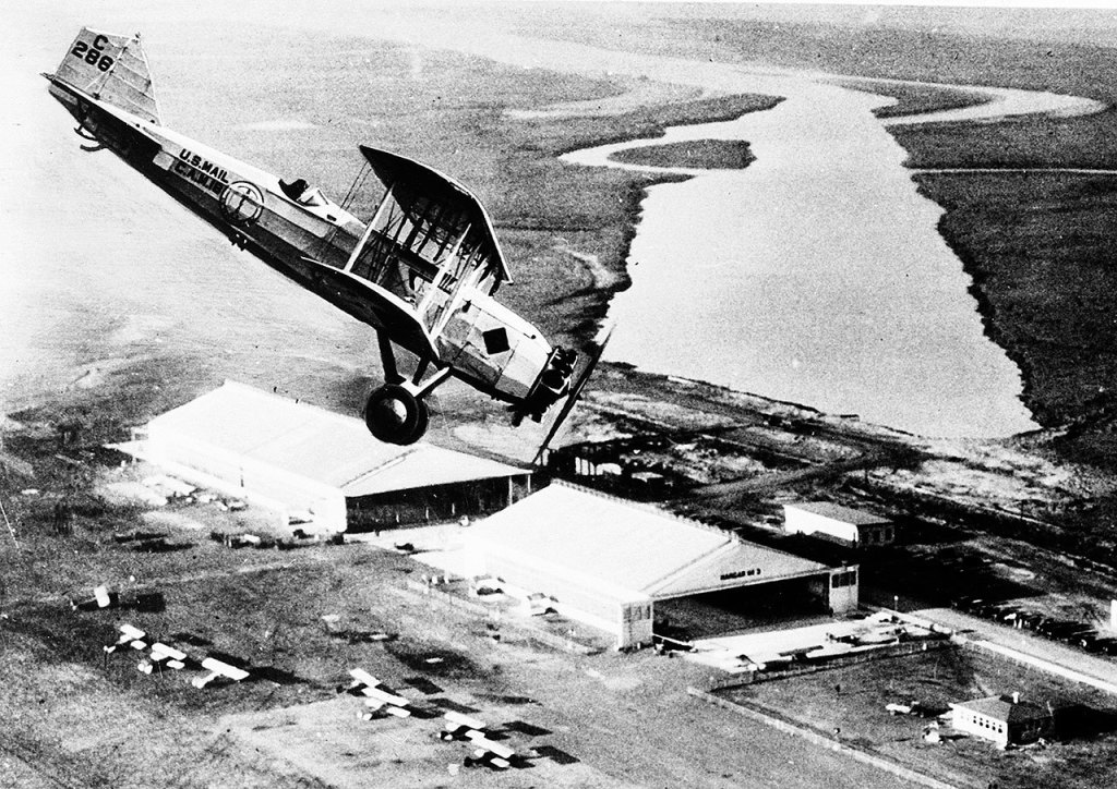 The Boeing Model 40, designed to carry mail, was also the company&rsquo;s first passenger plane. The Model 40 first flew on July 7, 1925. (Boeing Co.)