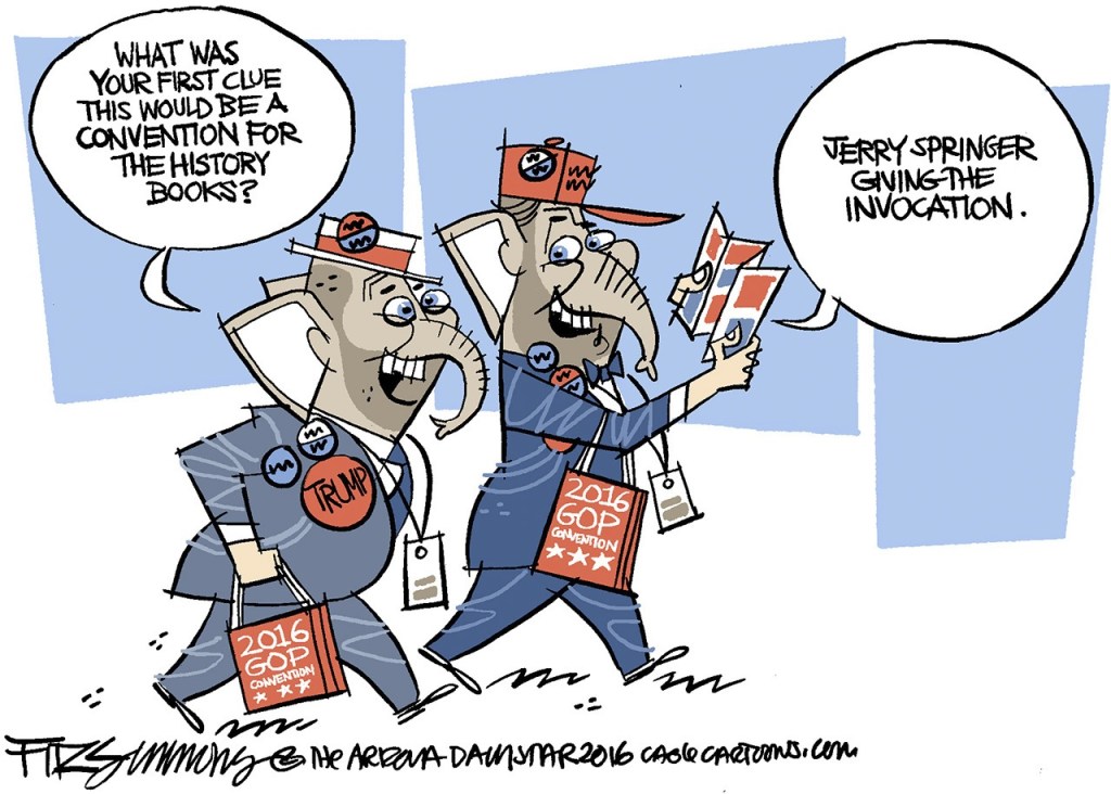 Editorial cartoons for Tuesday, July 19