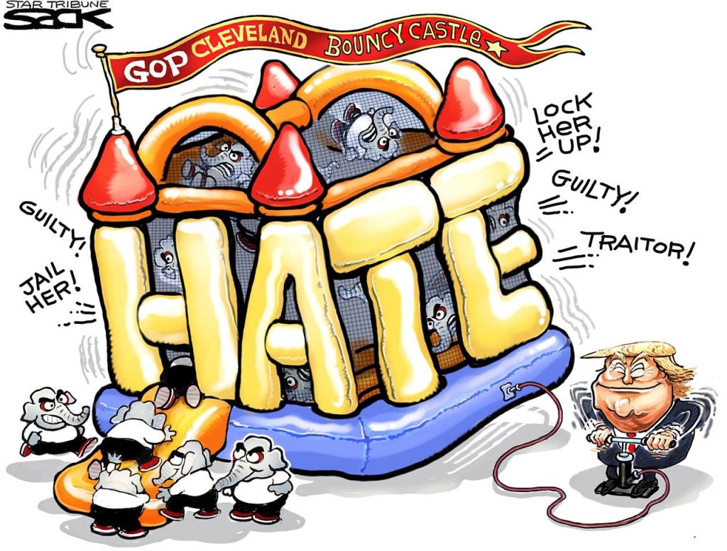 Editorial cartoons for Friday, July 22