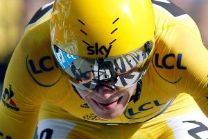 Froome wins mountain time trial, increases his Tour lead