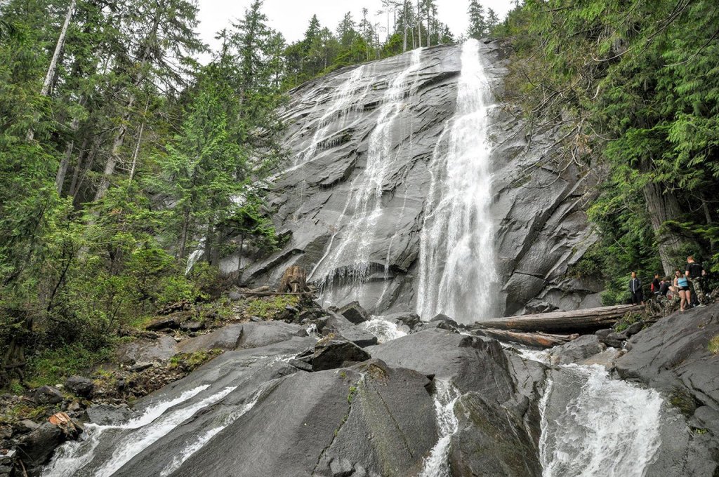 Bridal Veils falls is a lovely and easy hike just off U.S. 2. For a longer hike, continue to Lake Serene. (Brandon Fralic / For The Herald)