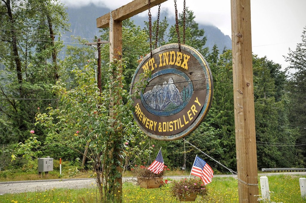 The Mt. Index Brewery and Distillery is an excellent place to stop for a pint after a hike. (Brandon Fralic / For The Herald)