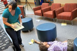 PHOTO: Examining the evidence