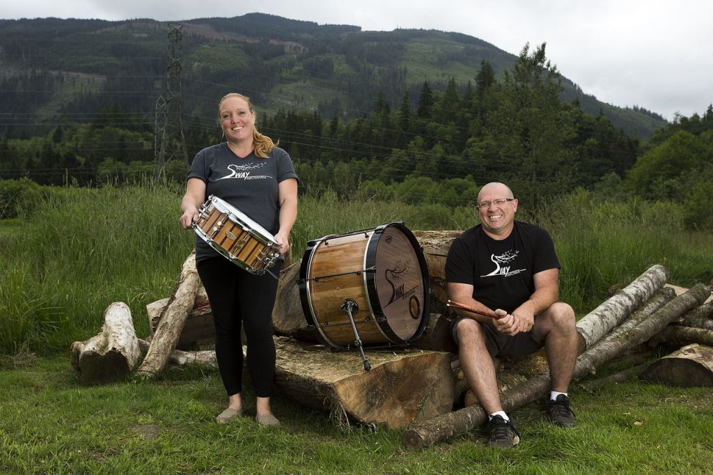 In three years, Mark and Teresa Hanna have gone from making their first snare drum to producing high-end kits known for their big sound, durability and craftmanship.