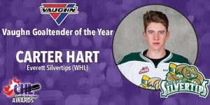 Carter Hart named CHL Goalie of the Year