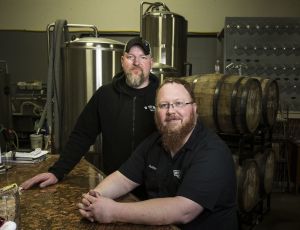 Marysville&rsquo;s Whitewall Brewing owners and brewers Sean Wallner (left) and Aaron Wight are expanding their brewery after acquiring more space which will allow for larger equipment, an extended bar and even shuffleboard.