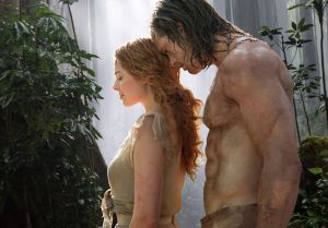 Margot Robbie as Jane and Alexander Skarsgard as Tarzan in a scene from, &ldquo;The Legend of Tarzan,&rdquo; which opens July 1.