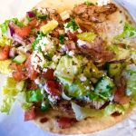 A pita at Gyro Stop in Mukilteo.