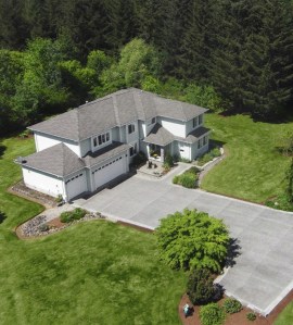 This home is set on 5.74 acres in the Pinnacle Ridge community.