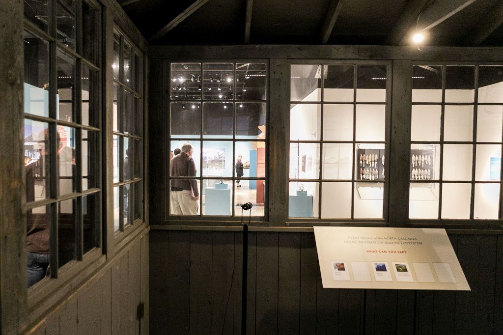 Twist artist Tori Karpenko created this full-sized fire lookout replica as part of a new exhibit featured at the Burke Museum.