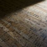 Cork floors are seen in a house currently for sale at the eco-housing community.