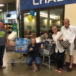 Rotary Club of Everett awarded 12 graduating seniors in the Everett School District with $500 to spend June 9 at Fred Meyer as part of its annual College Essentials program. Pictured (from left) are Everett High School AVID teacher Byron Lewellen, Everett High School student Sydney Campbell and Rotarians Kathy Pemberton and Mark Nesse. Campbell, who overcame personal obstacles to reach graduation, will attend Western Washington University in the fall.