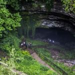 The entrance of Hidden River Cave in Horse Cave, Kentucky.