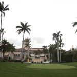 This March 11 photo shows the Mar-A-Lago Club, owned by Republican presidential candidate Donald Trump, in Palm Beach, Florida. Trump has been trying for two decades through the Federal Aviation Administration and the courts to force departing airliners from Palm Beach International Airport to turn before reaching the historic and exclusive 17-acre estate, which is 2.5 miles east of the airport&rsquo;s primary runway.