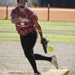 Archbishop Murphy&rsquo;s Rose Gonzalez delivers a pitch during a game against Cedarcrest on Wednesday at Archbishop Murphy High School. Cedarcrest won 8-6.