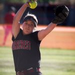 Cedarcrest pitcher Cassidy Derieg delivers a pitch during a game Wedneday against Archbishop Murphy at Archbishop Murphy High School. Cedarcrest won 8-6.