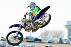 Teen motocross rider living out his dream