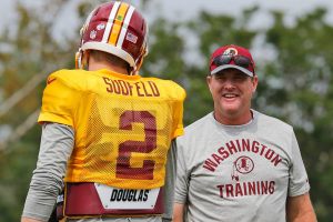 Every day is bike-to-work day for Redskins coaches