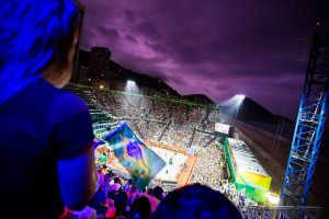 Volleyball beach is where to find Olympic Midnight Madness