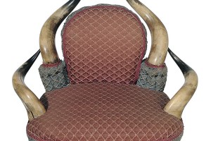 When furniture was made of horns and antlers