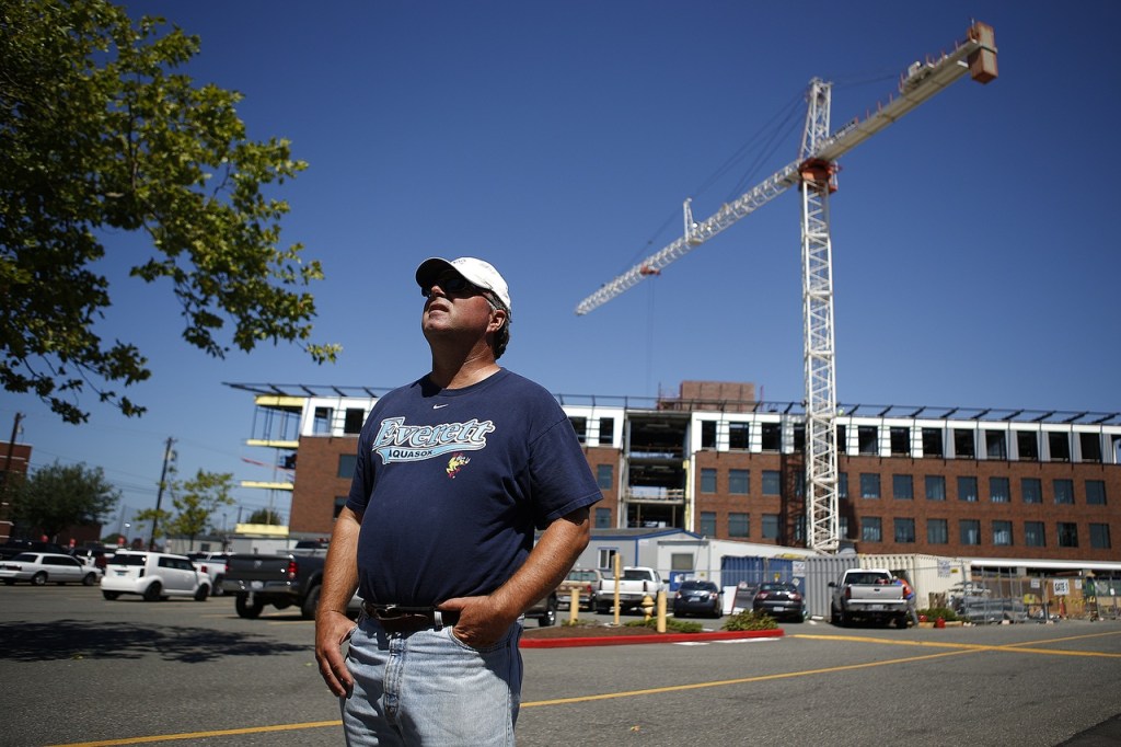 Neil Anderson has lived near north Broadway in Everett since 1977. &ldquo;The thing about north Broadway is the remarkable amount of change in the past 10 to 15 years,&rdquo; Anderson said. &ldquo;Overall, I think it&rsquo;s been an improvement.&rdquo; (Ian Terry / The Herald)