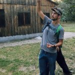 Ian Brown, of Marysville, traveled to Paraguay in July through Project Dragonfly, a biology program of Miami University in Oxford, Ohio. Brown helped develop an Eco-Leadership program with a partner group, Para La Tierra. Here, he helps set up a mist net to help collect data on bat species. (Contributed photo)