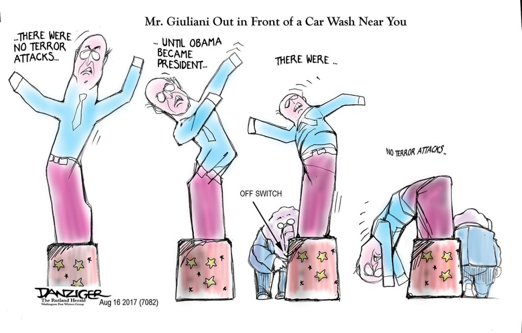 Editorial cartoons for Wednesday, Aug. 17